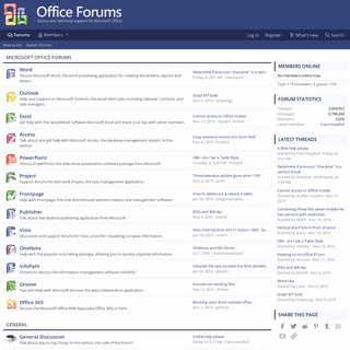 A complete backup of office-forums.com