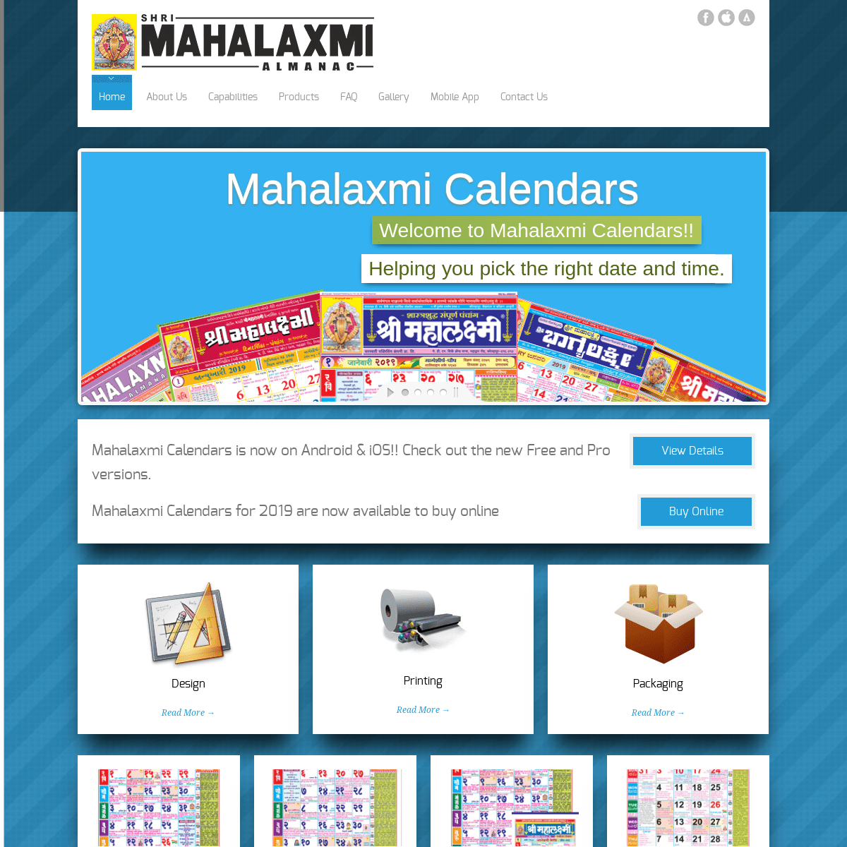 Mahalaxmi Calendars