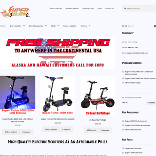 A complete backup of superscootersales.com