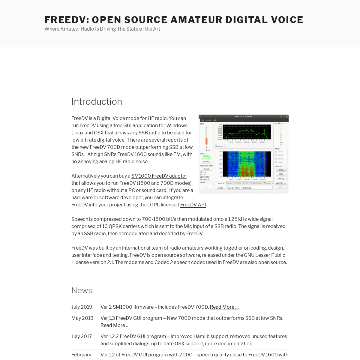 A complete backup of freedv.org