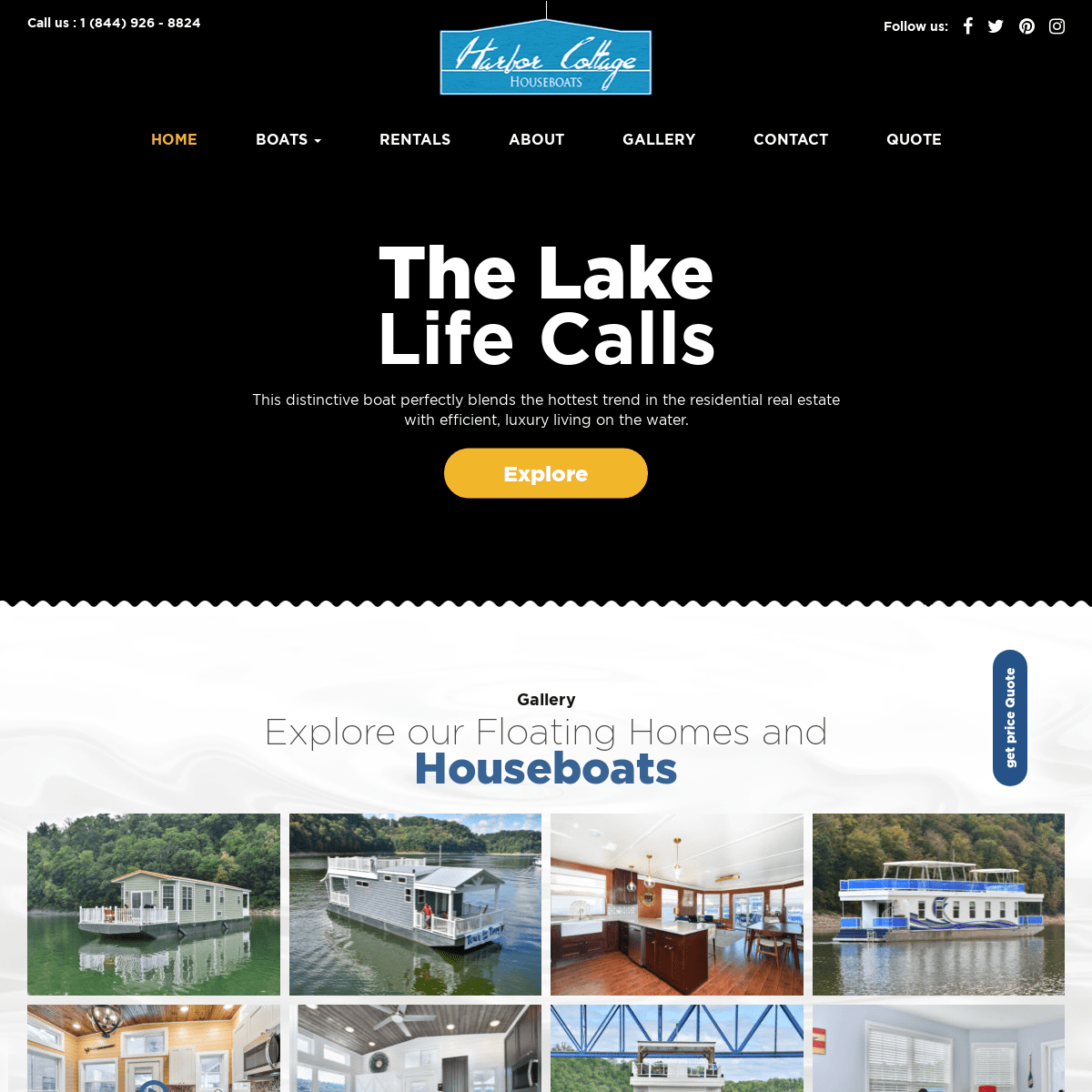 A complete backup of harborcottagehouseboats.com