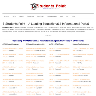 E-Students Point - A Leading Educational & Informational Portal - E-Students Point