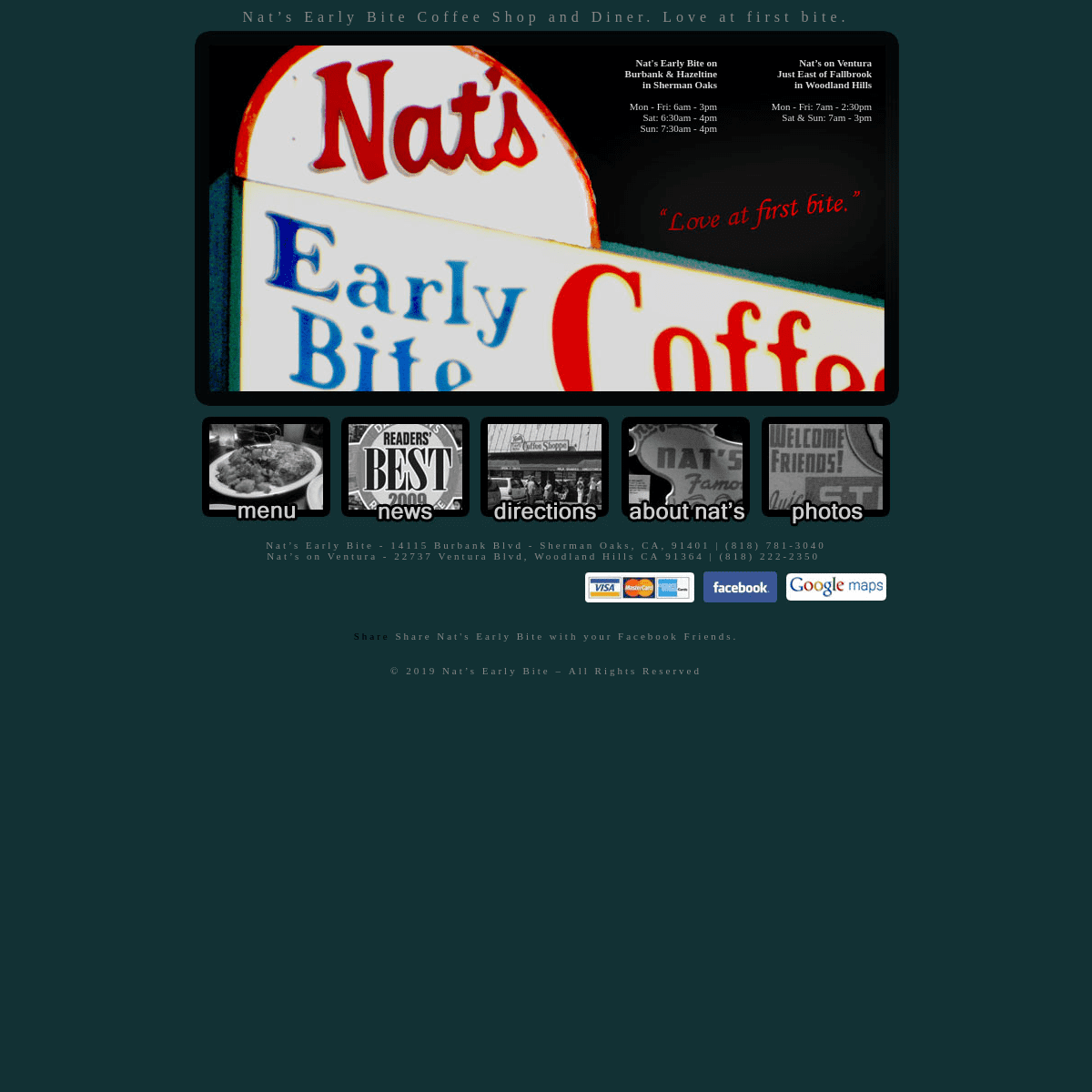 Nat's Early Bite Coffee Shop | Breakfast and Lunch Diner