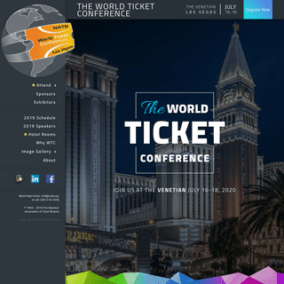The 2020 World Ticket Conference