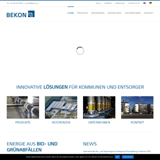 BEKON | Innovative Biogastechnologie & Biogasanlagen