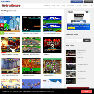 RetroGames.cc - Play retro games online in your browser