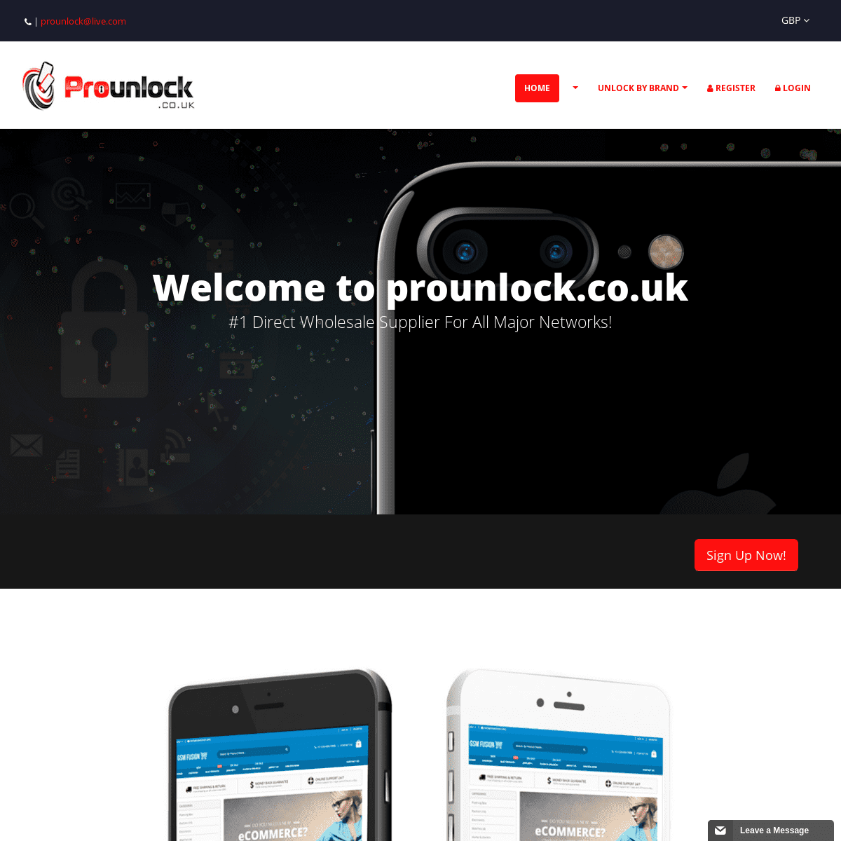 A complete backup of prounlock.co.uk