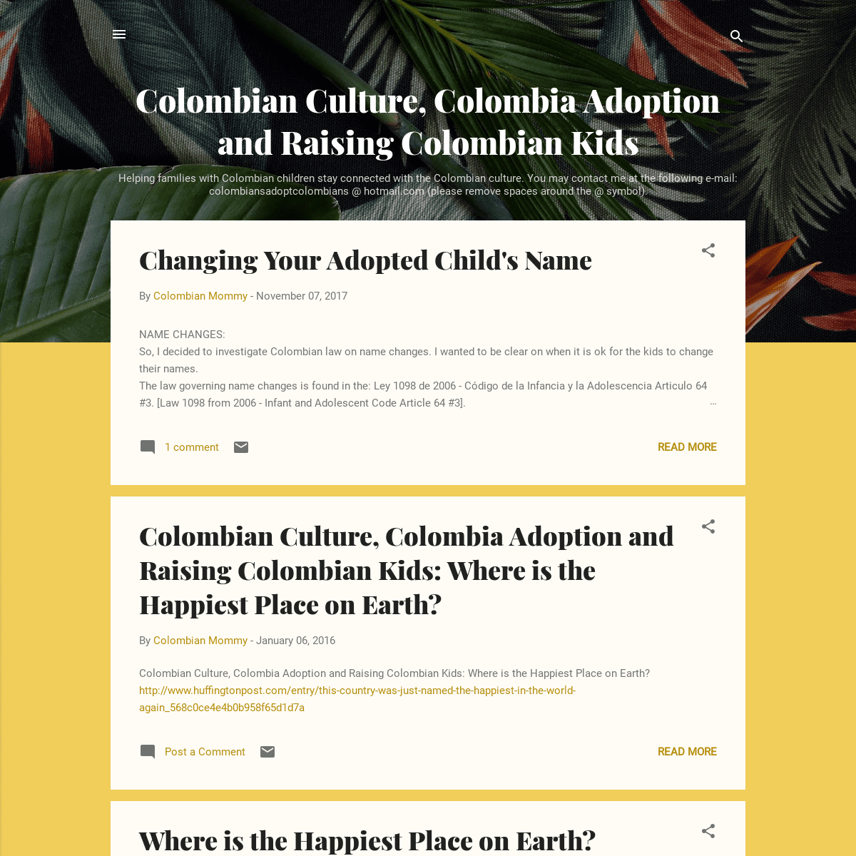 A complete backup of raisingcolombiankids.blogspot.com