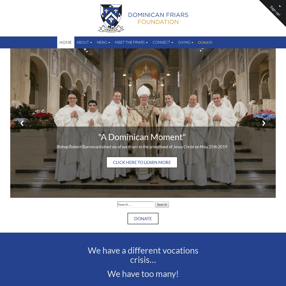 The Dominican Friars Foundation - Welcome