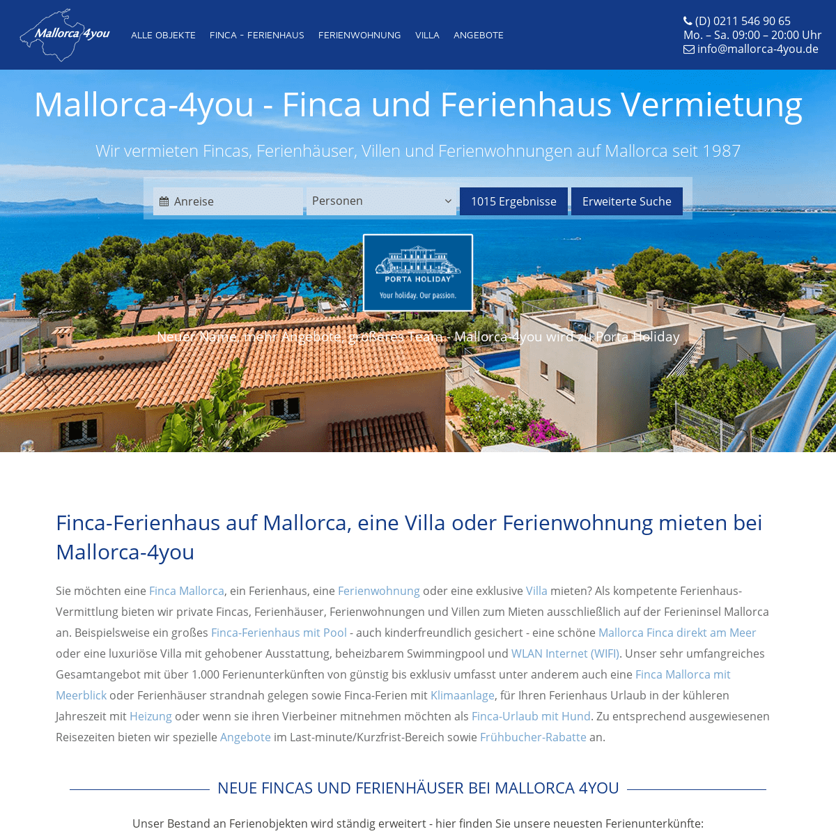 Finca Mallorca | Fincas und Ferienhäuser privat mieten für 2019/2020