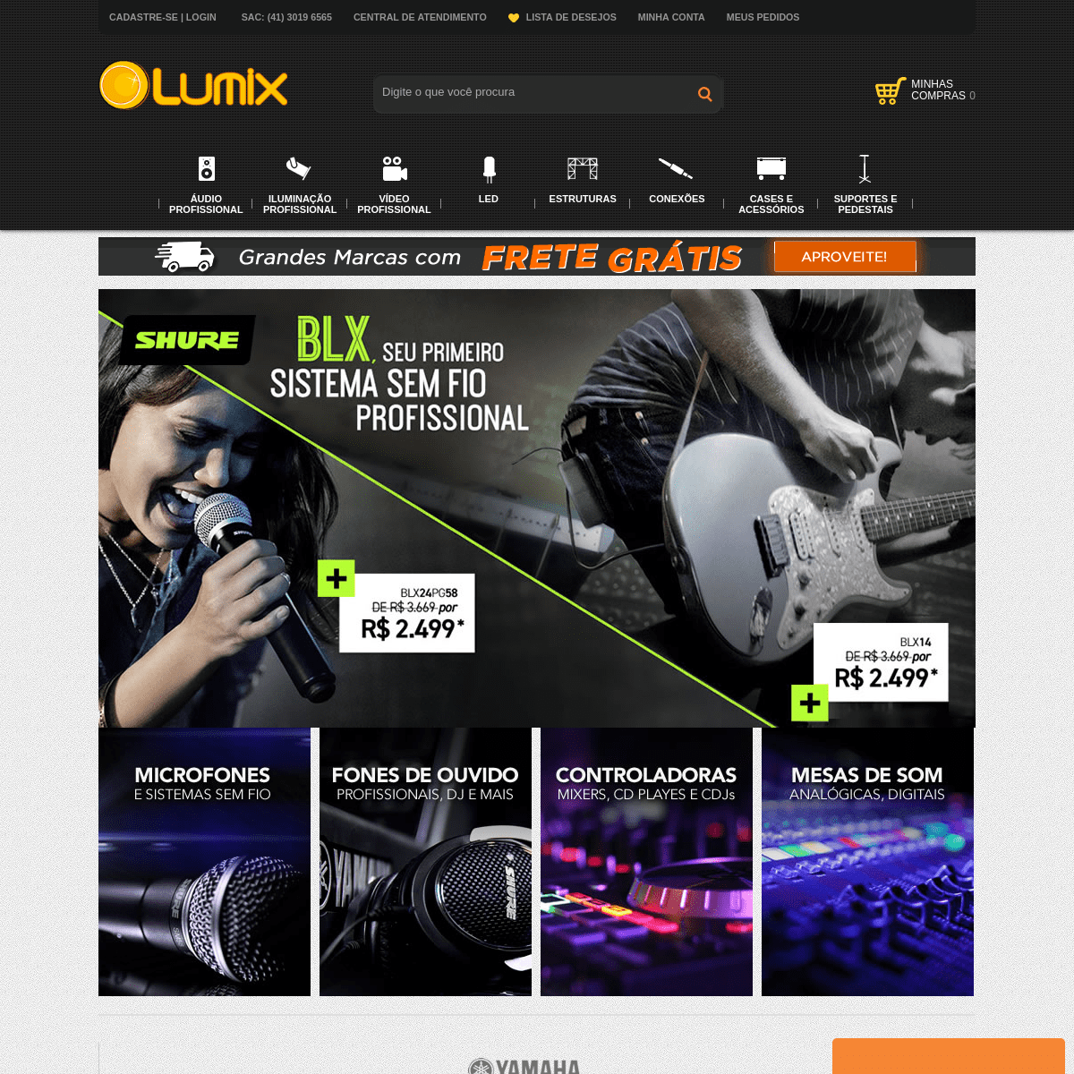 LumixPro - Áudio Profissional Iluminação Profissional