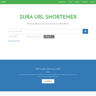 Sura URL Shortener - Short link generator
