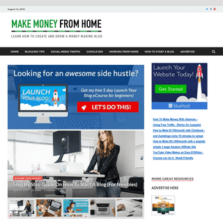 Money Home Blog | Make Money From Home Blogging