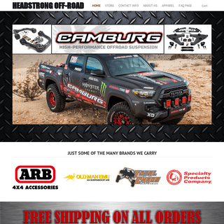 HEADSTRONG OFF-ROAD - Low prices and great customer service