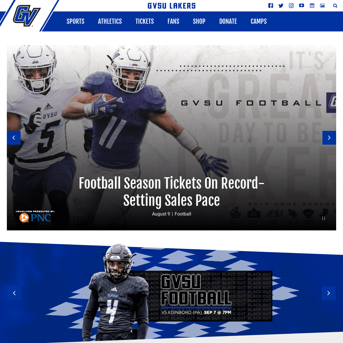 A complete backup of gvsulakers.com