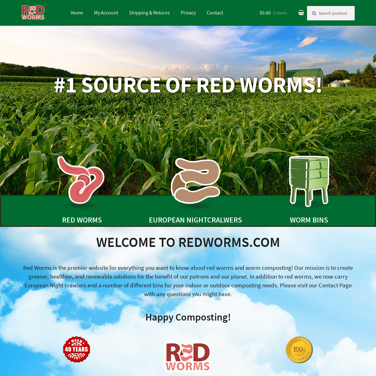 Red Worms – Home of Worm Composting