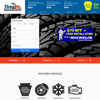 Tires Etc. - Discount Tire Dealer & Full Service Auto Repair
