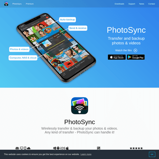A complete backup of photosync-app.com