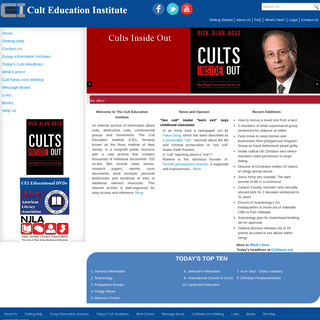 Cult Education Institute | Religions and Cults Archives