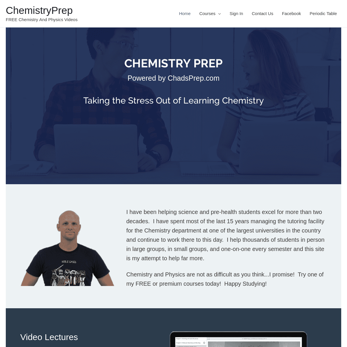 A complete backup of chemistryprep.com
