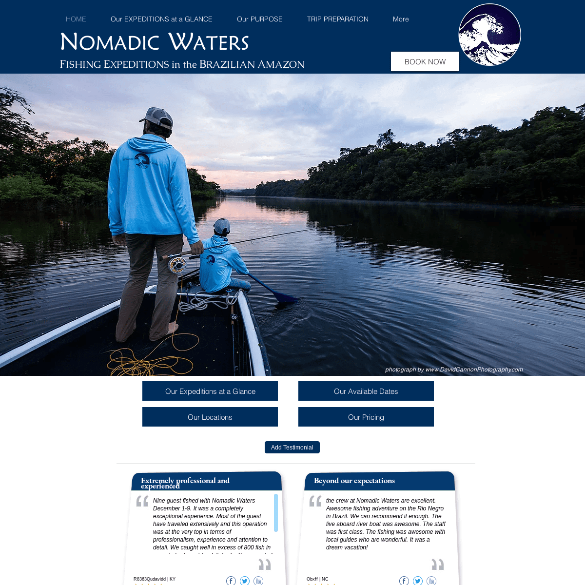 A complete backup of nomadicwaters.com