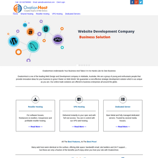 OvationHost - Complete Graphics & Web Solutions in Australia