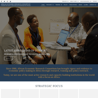Home - AERC | African Economic Research Consortium