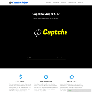 Captcha Sniper - Captcha Solving Software