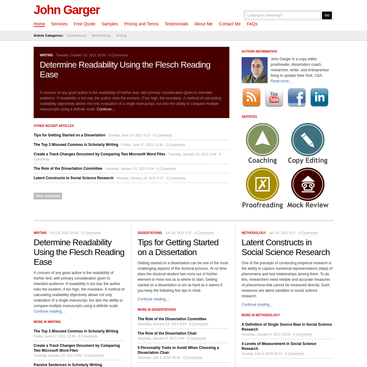 A complete backup of johngarger.com