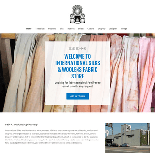 International Silks & Woolens - Fabric, Woolens