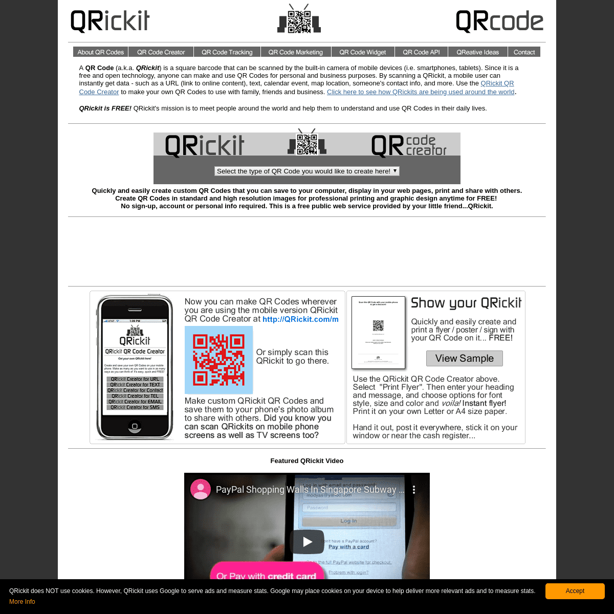 A complete backup of qrickit.com
