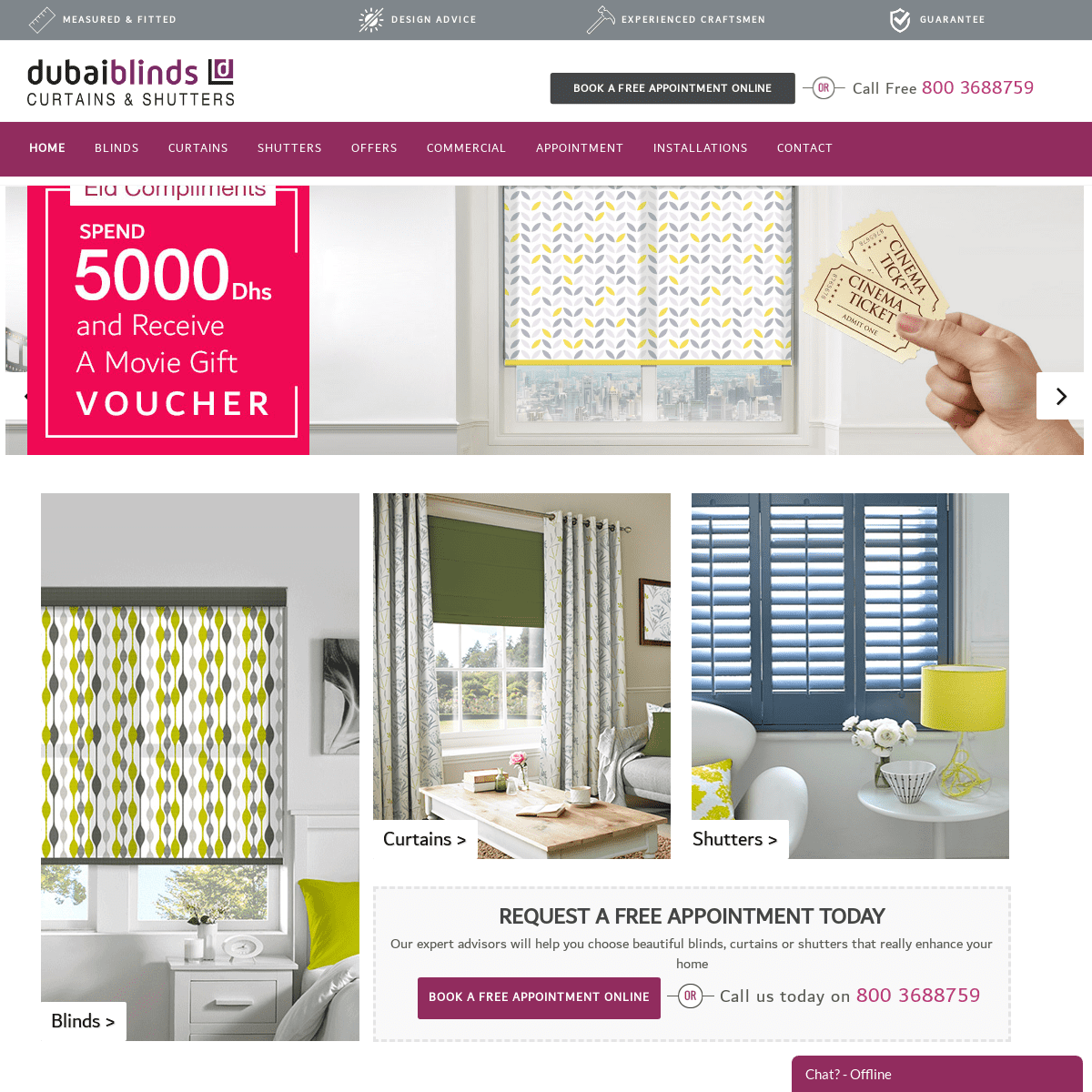 Choose blinds & curtains at Home | Up to 50% off