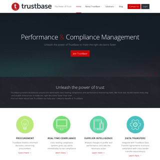 TrustBase: Supplier reviews & Compliance management 
