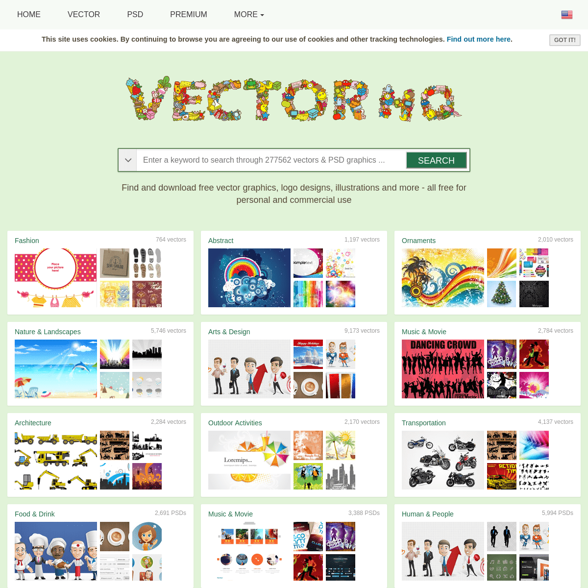 Free Vector Graphics & PSD Files - VectorHQ.com