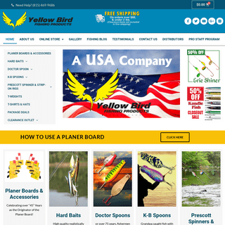 Yellow Bird Fishing Products