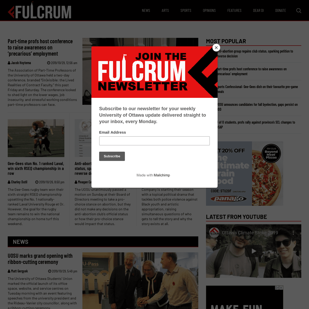 A complete backup of thefulcrum.ca