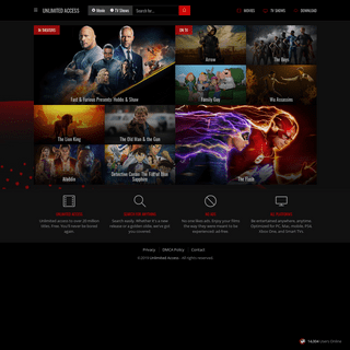 Unlimited Access | Movie and TV Shows Online