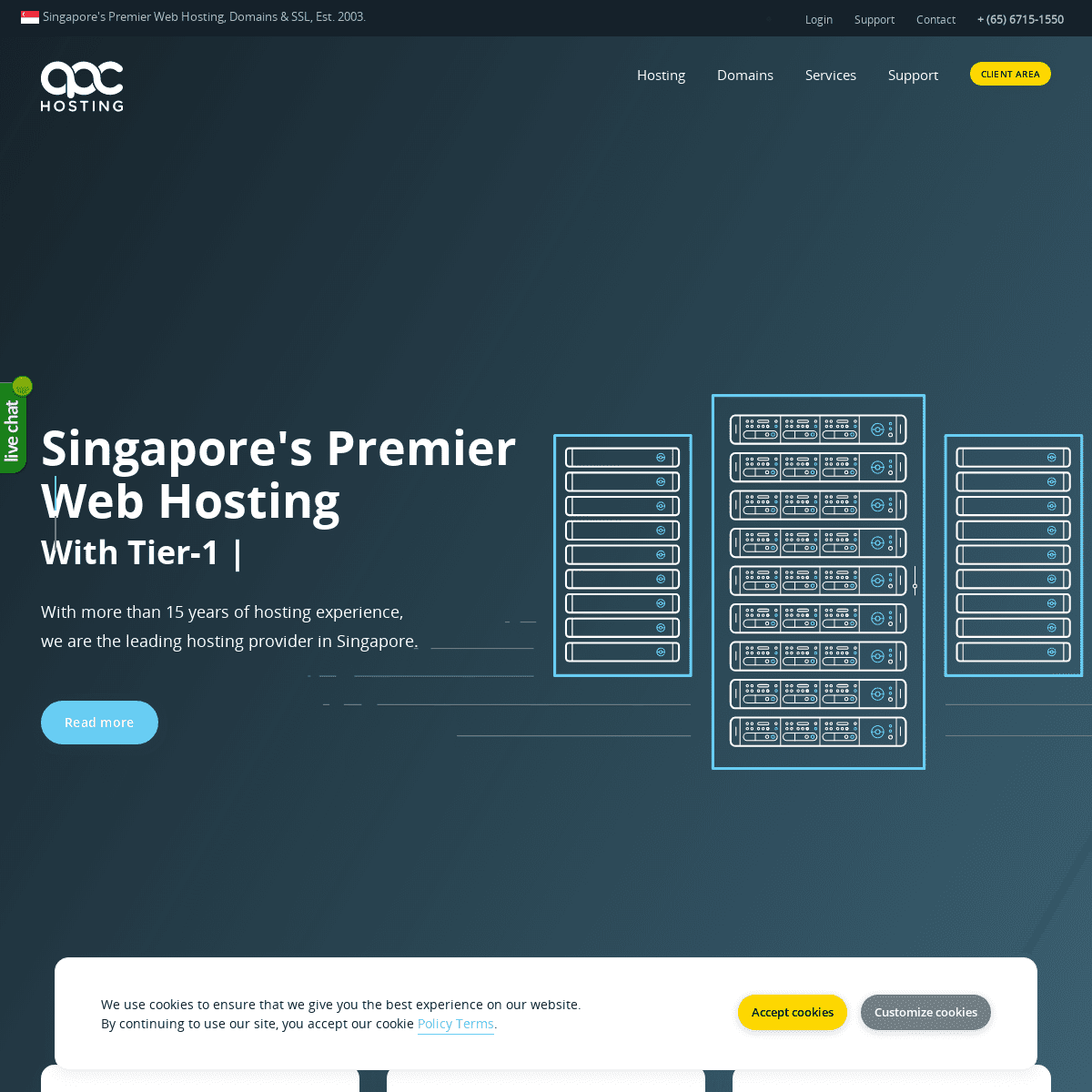 APC Hosting - Singapore's Premier Web Hosting, Domains & SSL