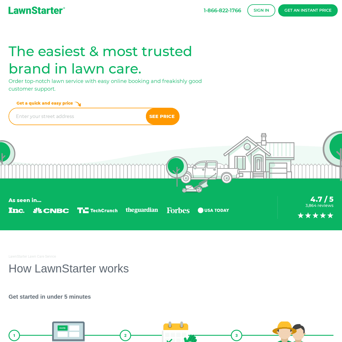 Book Lawn Mowing Near You | Lawn Service from $19 | LawnStarter 