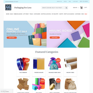 Wholesale Packaging Supplies and Products | Paper Mart