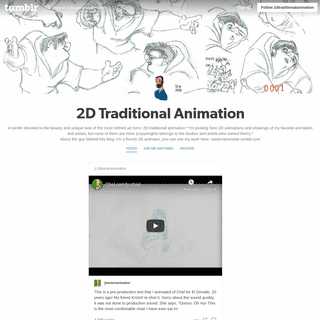 2D Traditional Animation
