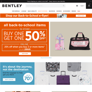 Bentley Leathers Official Website | Luggage, Backpacks, Handbags, Briefcases