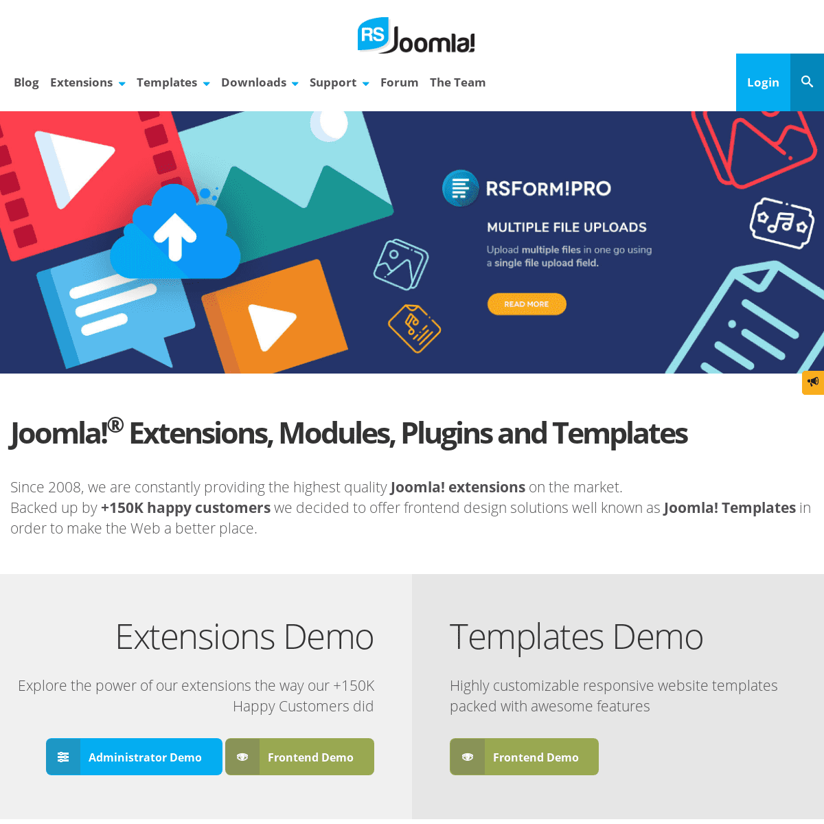 Best Joomla Templates & Joomla Extensions - RSJoomla!