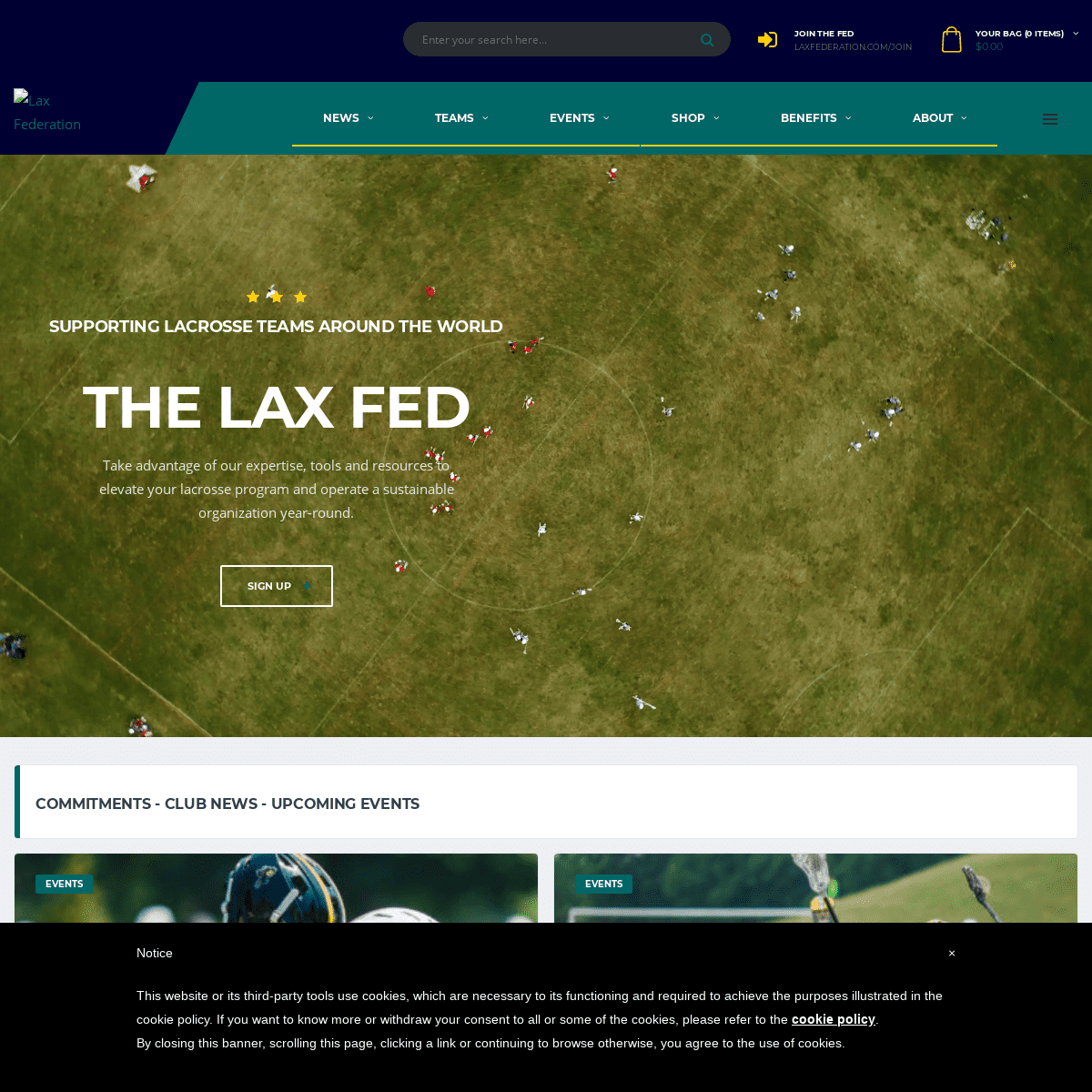 LaxFederation Home - Join The Lax Federation, Built For The Best