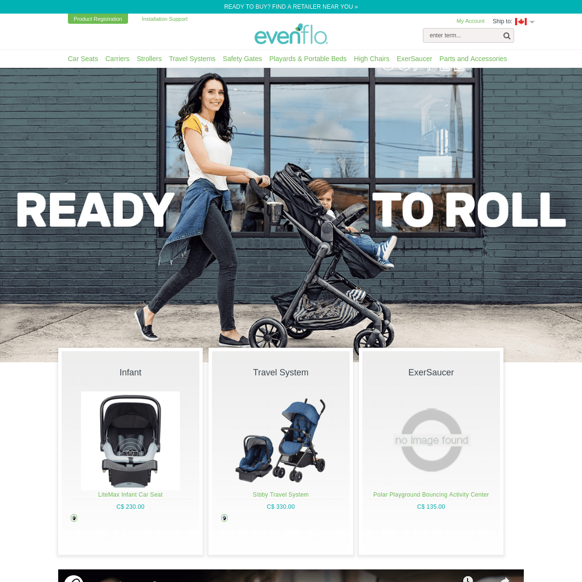 A complete backup of evenflo.ca