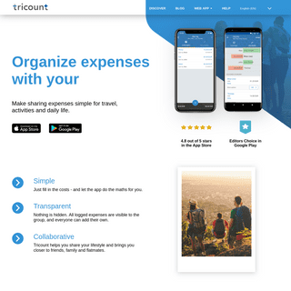 Tricount - Organize group expenses