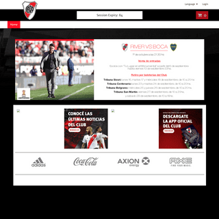 A complete backup of ticketsriverplate.com