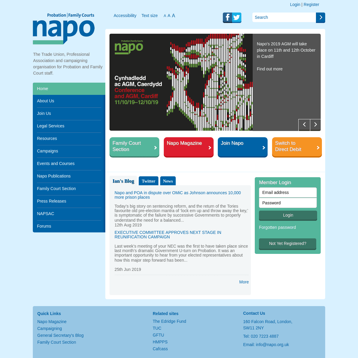 A complete backup of napo.org.uk