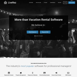 Vacation Rental Software | Websites | CRM by LiveRez