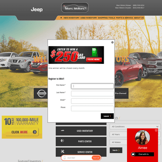 Marc Motor Group | New Dodge, Jeep, Chrysler, Ram, Nissan Dealership in SANFORD, ME